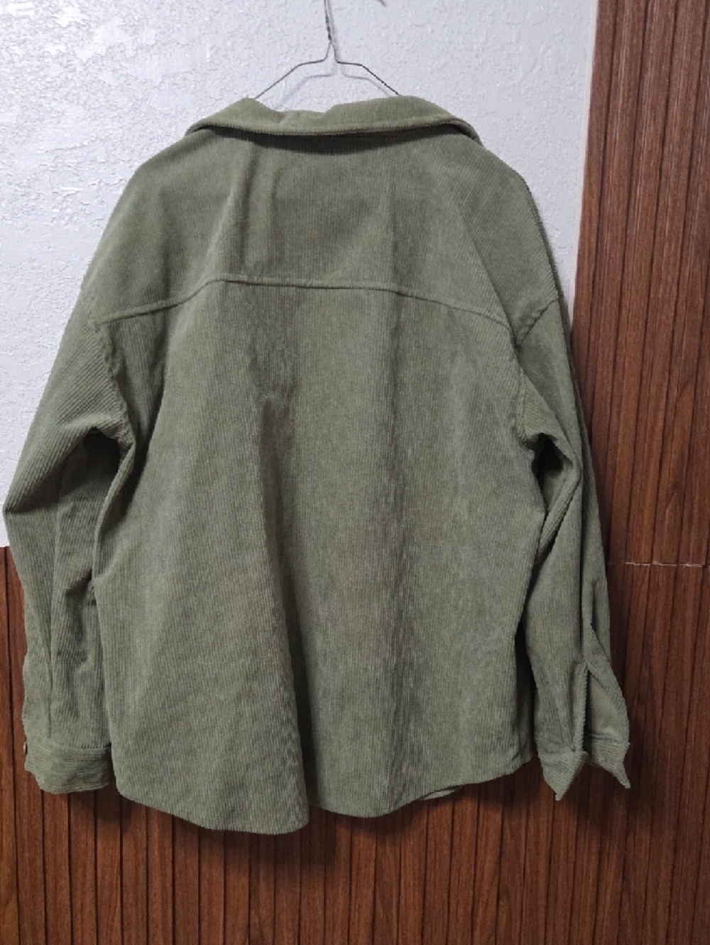 J for Justify Olive Green Ribbed Jacket - Picture 5 of 5